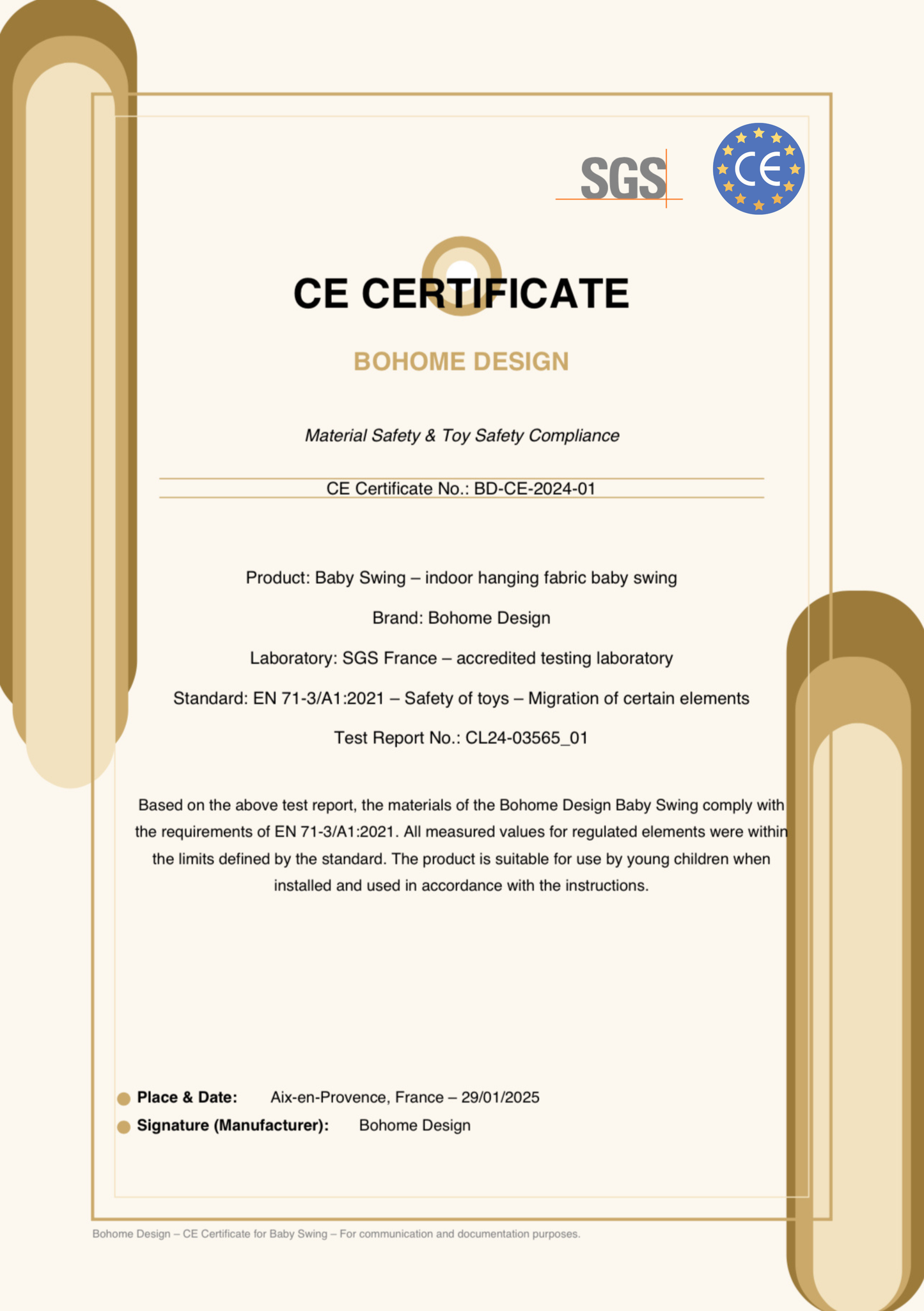 Premium Alpine Dream Swing - Handcrafted Swing