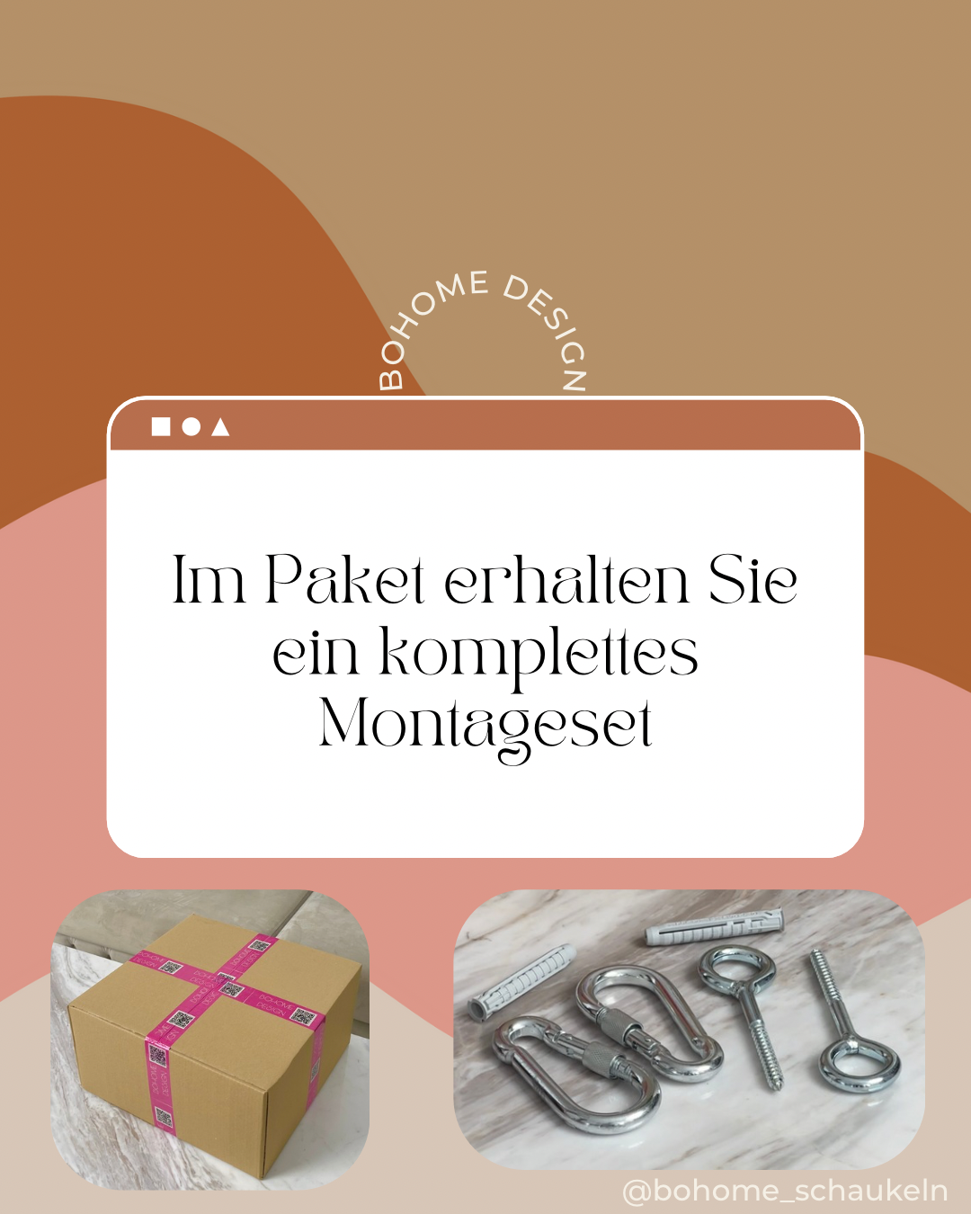 Montageset Montage schaukel. Indoor swing