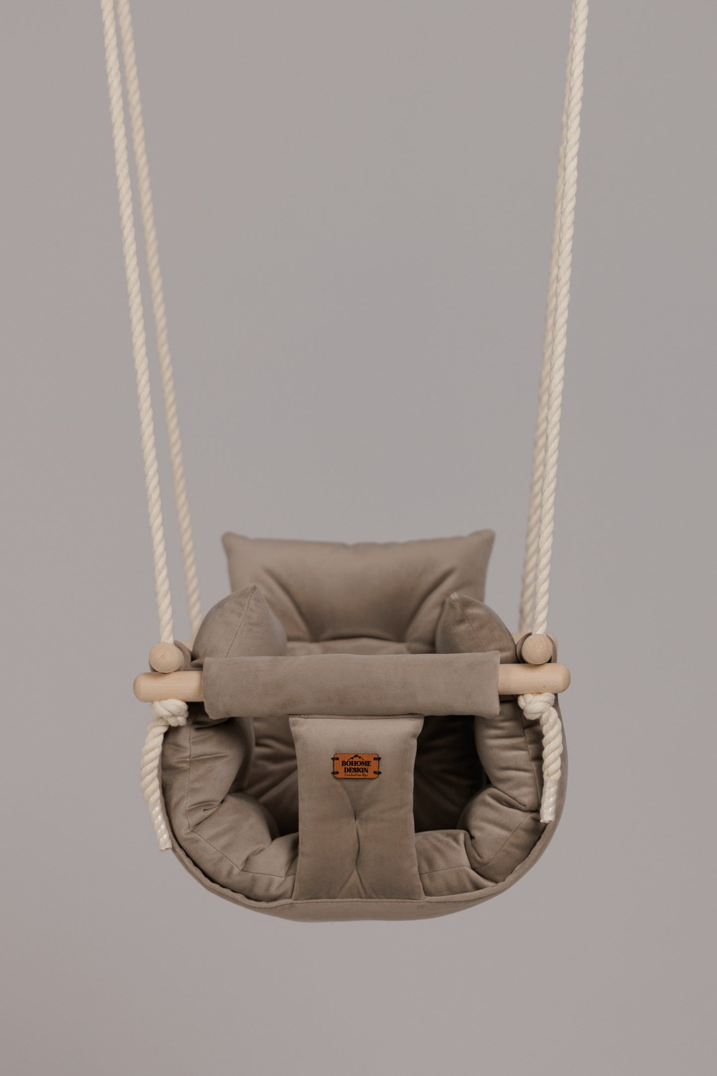 Premium Sand Beige - Handgefertigte Schaukel