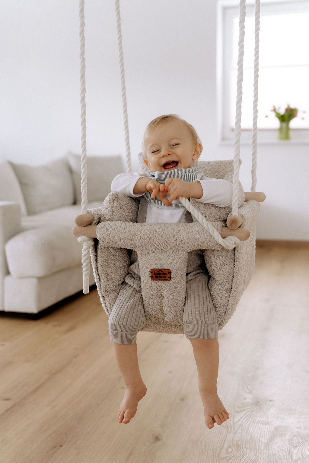 Premium Alpine Champagne Swing – Handcrafted Swing